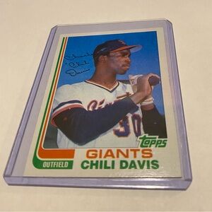 Chili Davis Rare! RC Rookie 1982 Topps Traded Set # 23T San Francisco Giants
